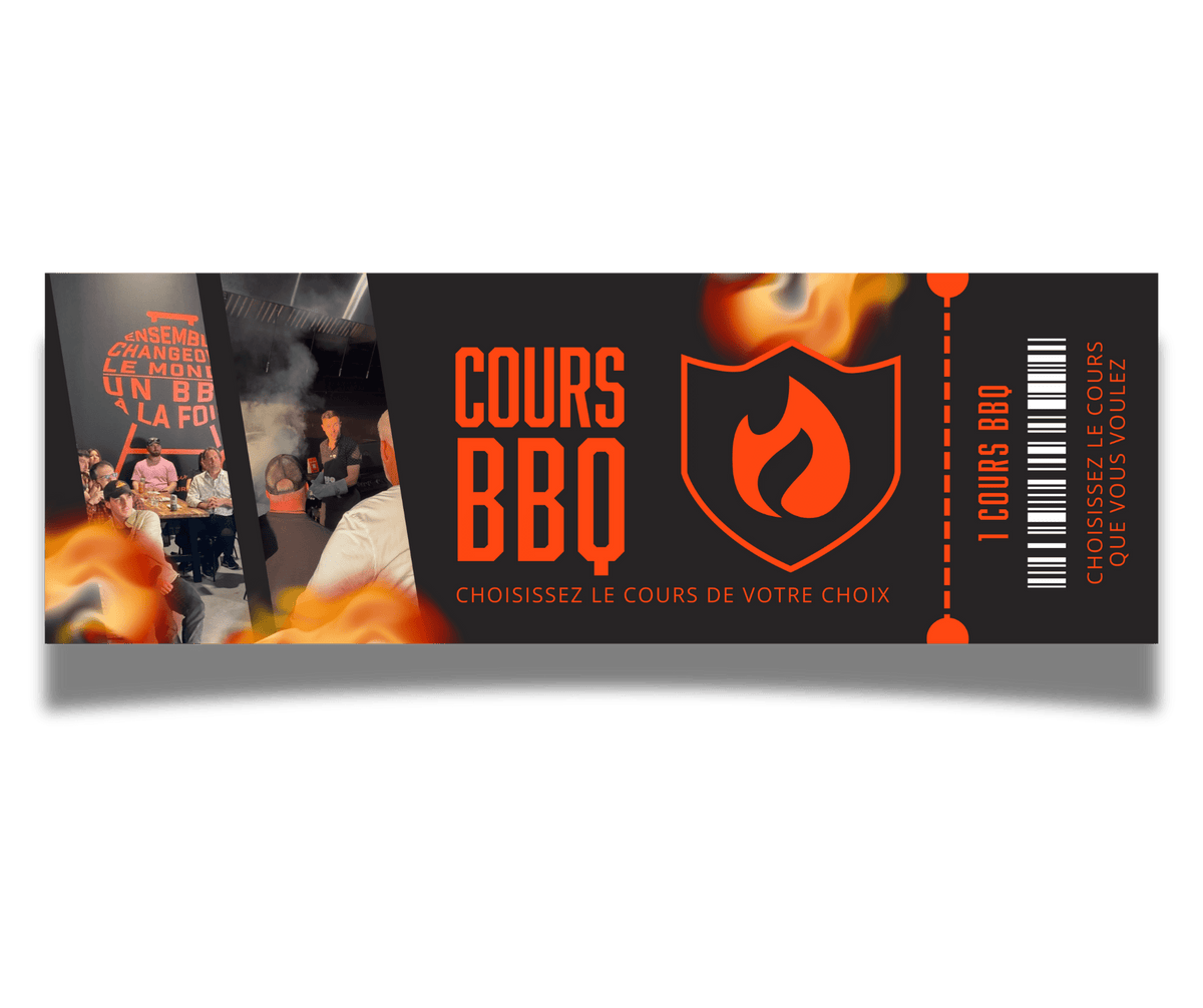 Billet cours de BBQ 2027 — BBQ Québec