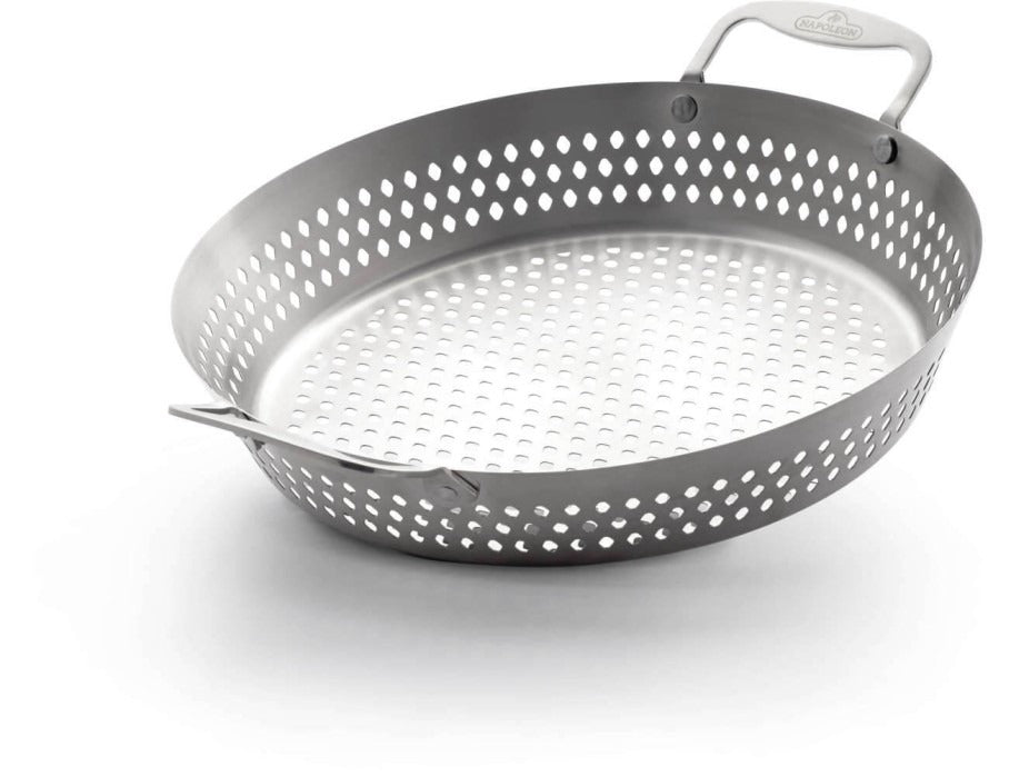 56027 - Stainless Steel Grilling Wok - BBQ Québec