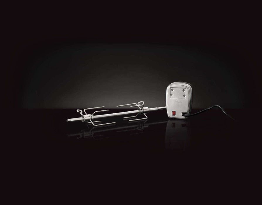 69851 - Ensemble de rôtissoire d'appoint avec 2 fourches a viande et un moteur - BBQ Québec