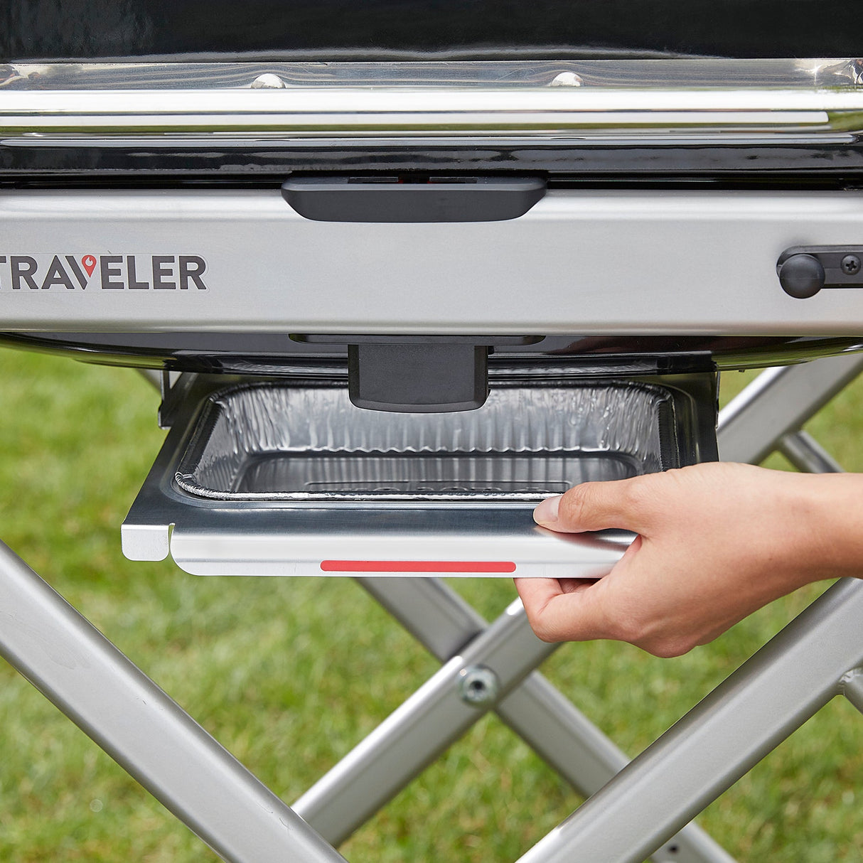 9011701 - Barbecue au gaz VR Weber Traveler LP - Noir - BBQ Québec