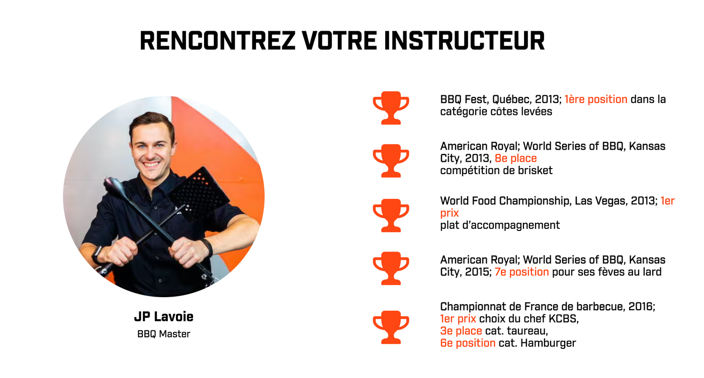 Rencontrez votre instructeur JP Lavoie