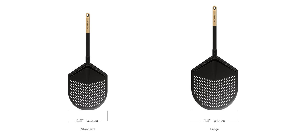 Balance Placement Peel M. Peel Size: 12" Aluminium Alloy with wooden handle - AD1763 - BBQ Québec