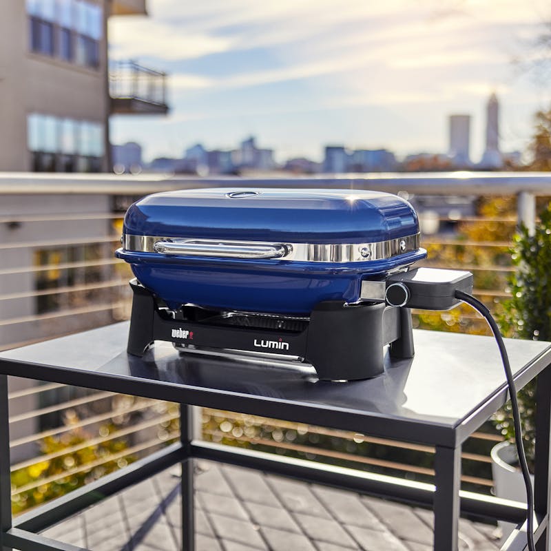 BBQ électrique Lumin Compact Bleu - 91300901 - BBQ Québec