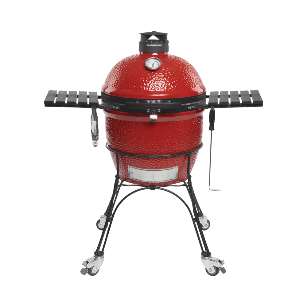 BBQ Kamado Classic Joe 18’’ Rouge avec chariot - BBQ Québec