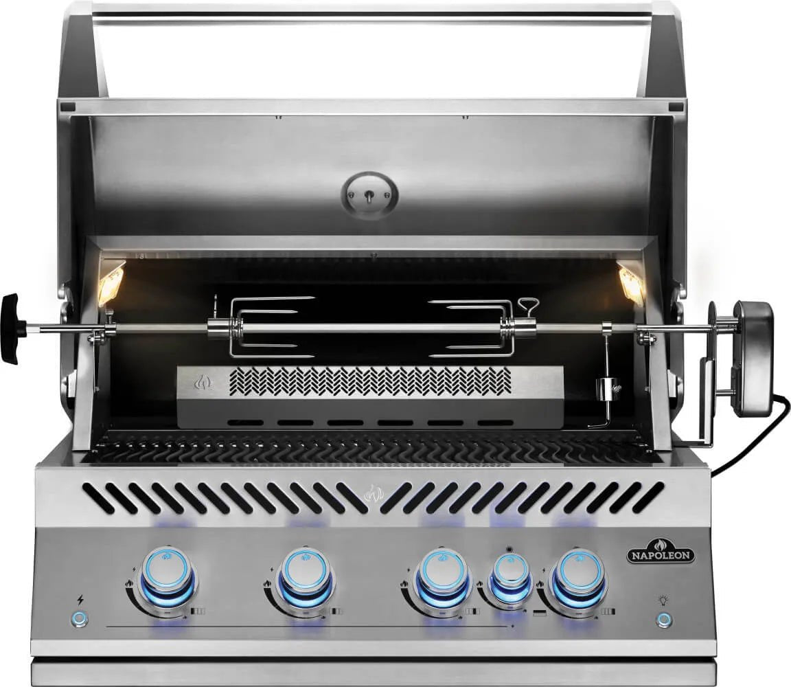 BIG32RBPSS - 1 - Grill encastré série 700 32po avec brûleurs infrarouge doubles Nouvelle génération Propane Stainless Steel - BBQ Québec