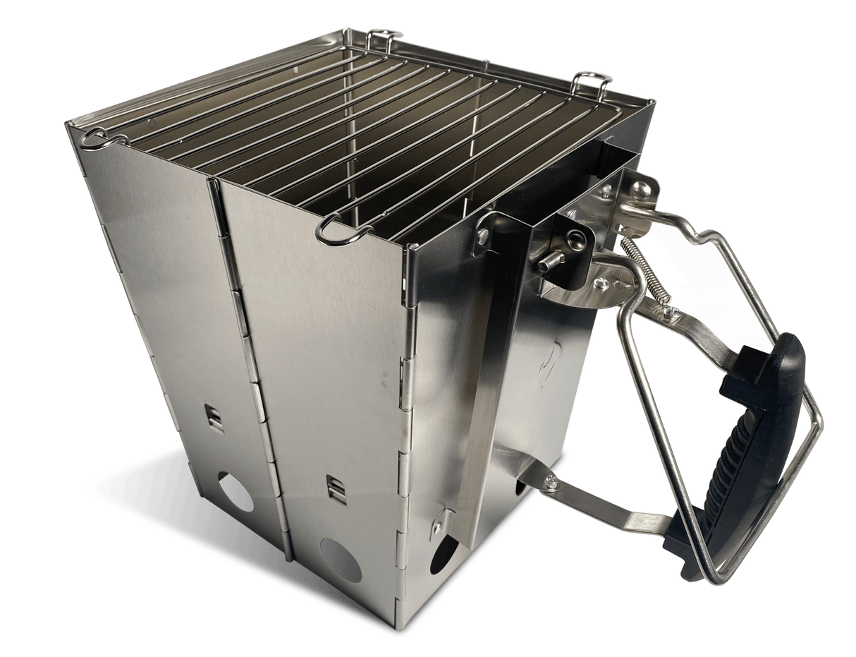 Cheminée d’allumage pliable & BBQ Portatif de BBQ Québec - BBQ Québec