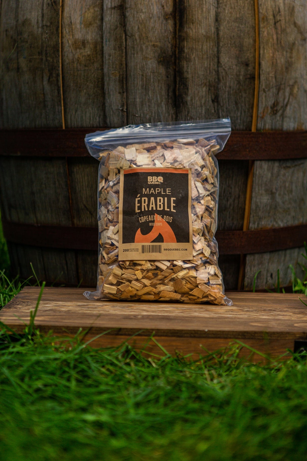 Copeaux BBQ Québec Erable 200cu - BBQ Québec