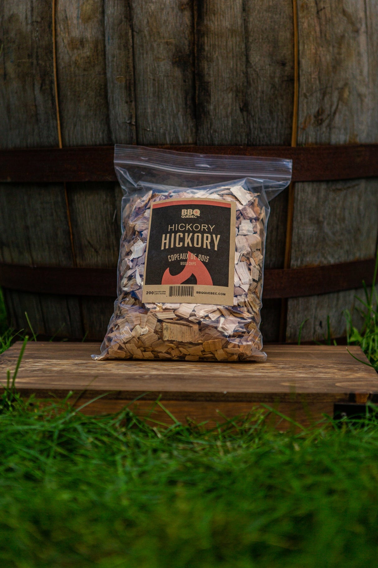 Copeaux BBQ Québec Hickory 200CU - BBQ Québec