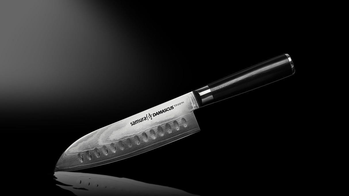 Couteau Santoku Samura DAMASCUS 7.0"/ 180 mm - BBQ Québec