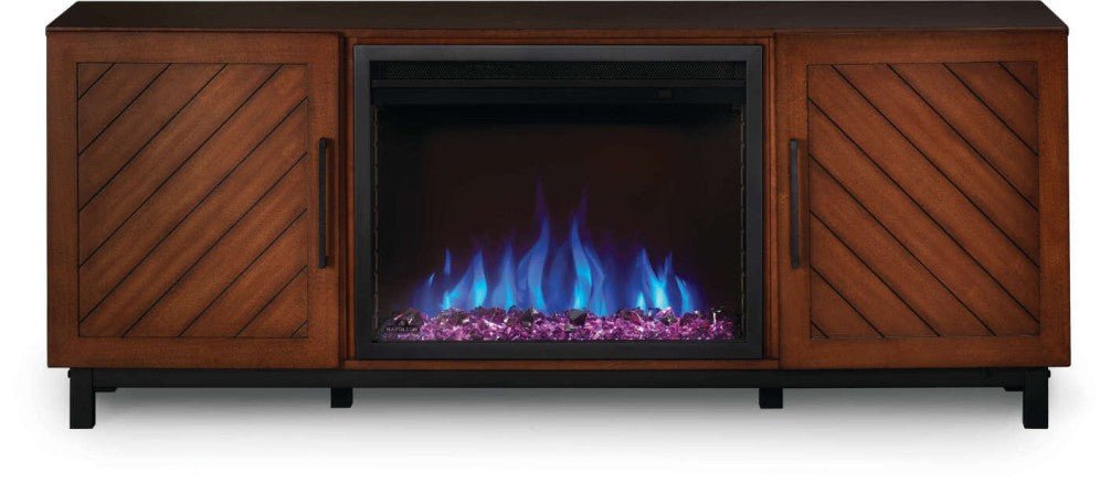 Ensemble de cabinet Bella avec foyer électrique 26" - NEFP26 - 3120WN - BBQ Québec