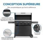 F36FTPMK - Plancha Freestyle 36 po au propane, noir mat - BBQ Québec