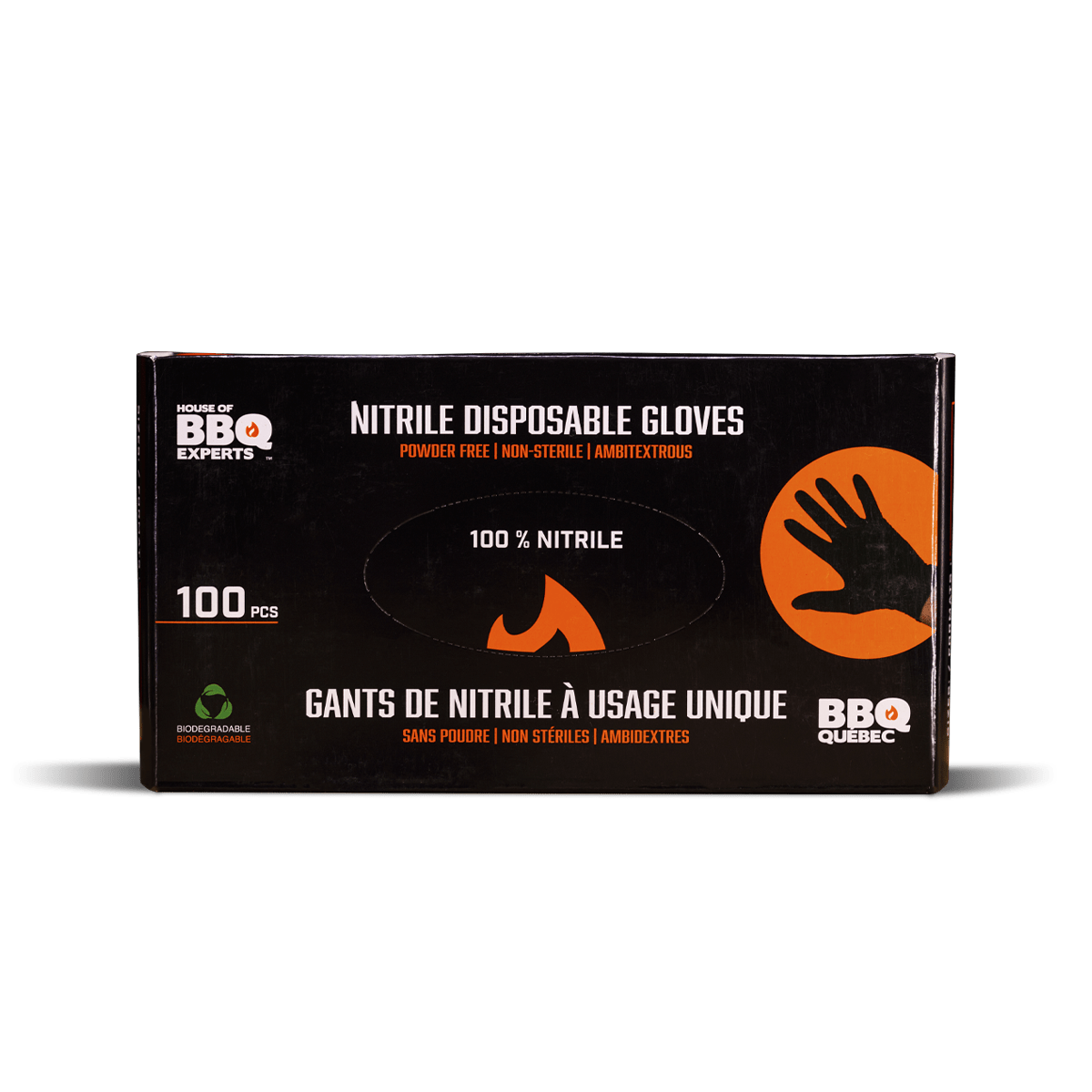 Gants de nitrile à usage unique BBQ Québec - BBQ Québec