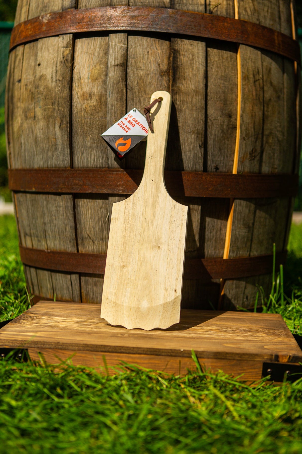 Grattoir en bois - BBQ Québec