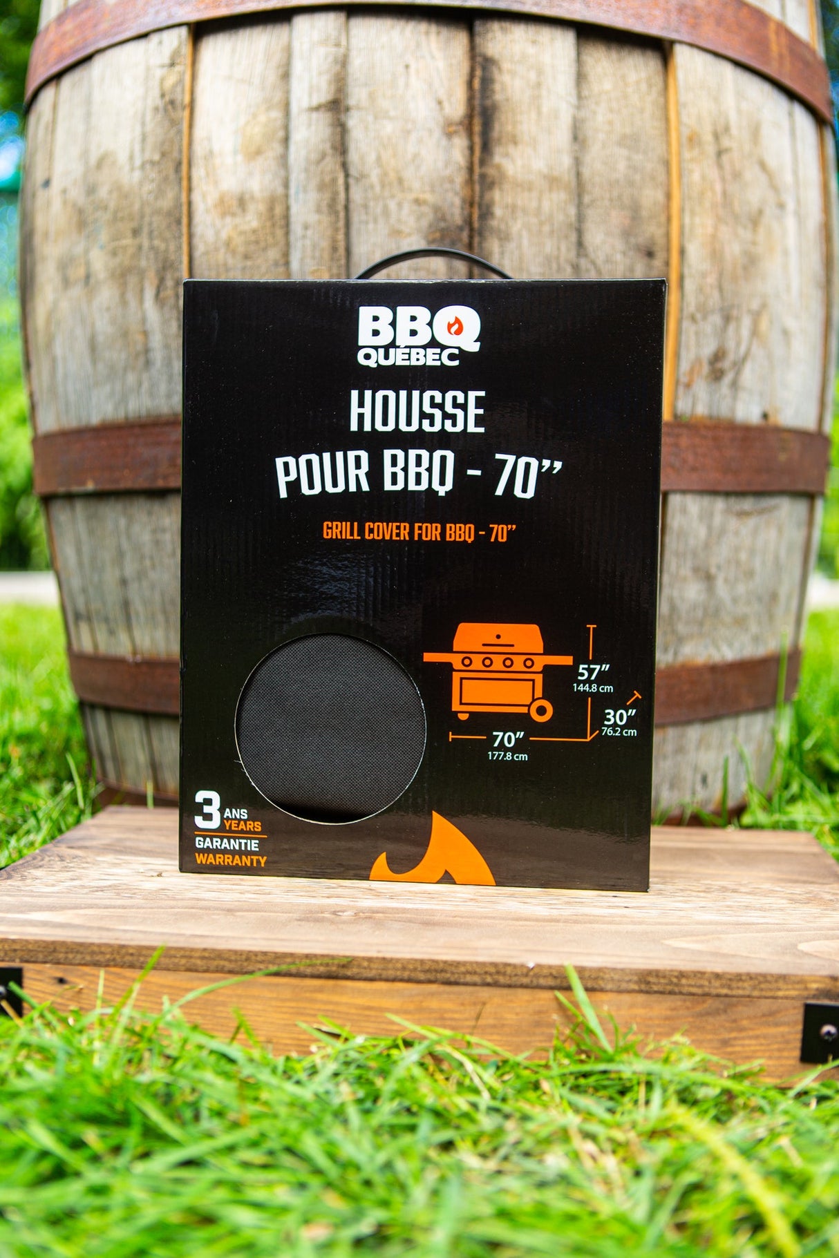 Housse pour barbecue au gaz 70 pouces BBQ Québec - BBQ Québec