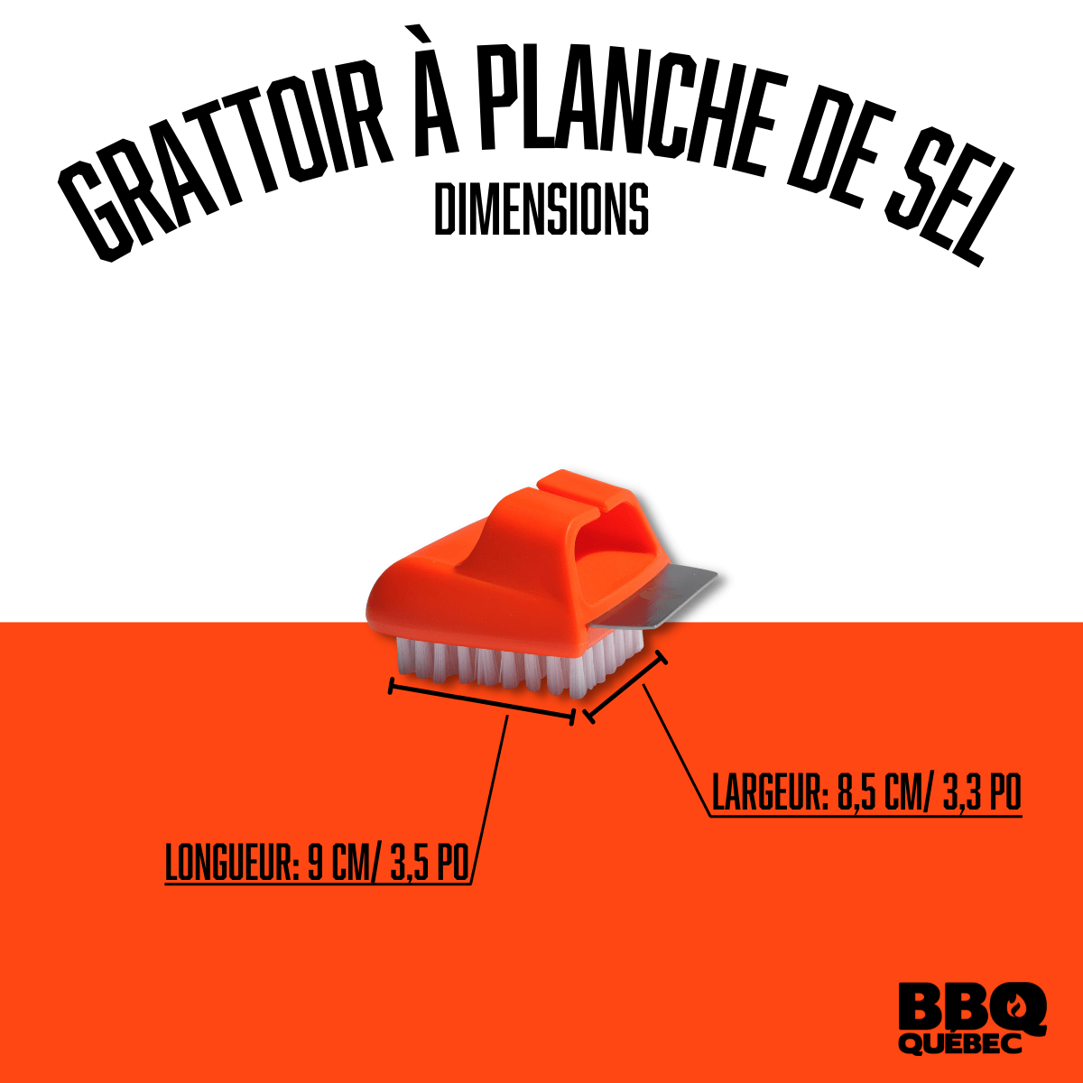 Le grattoir à planche de sel BBQ Québec - BBQ Québec
