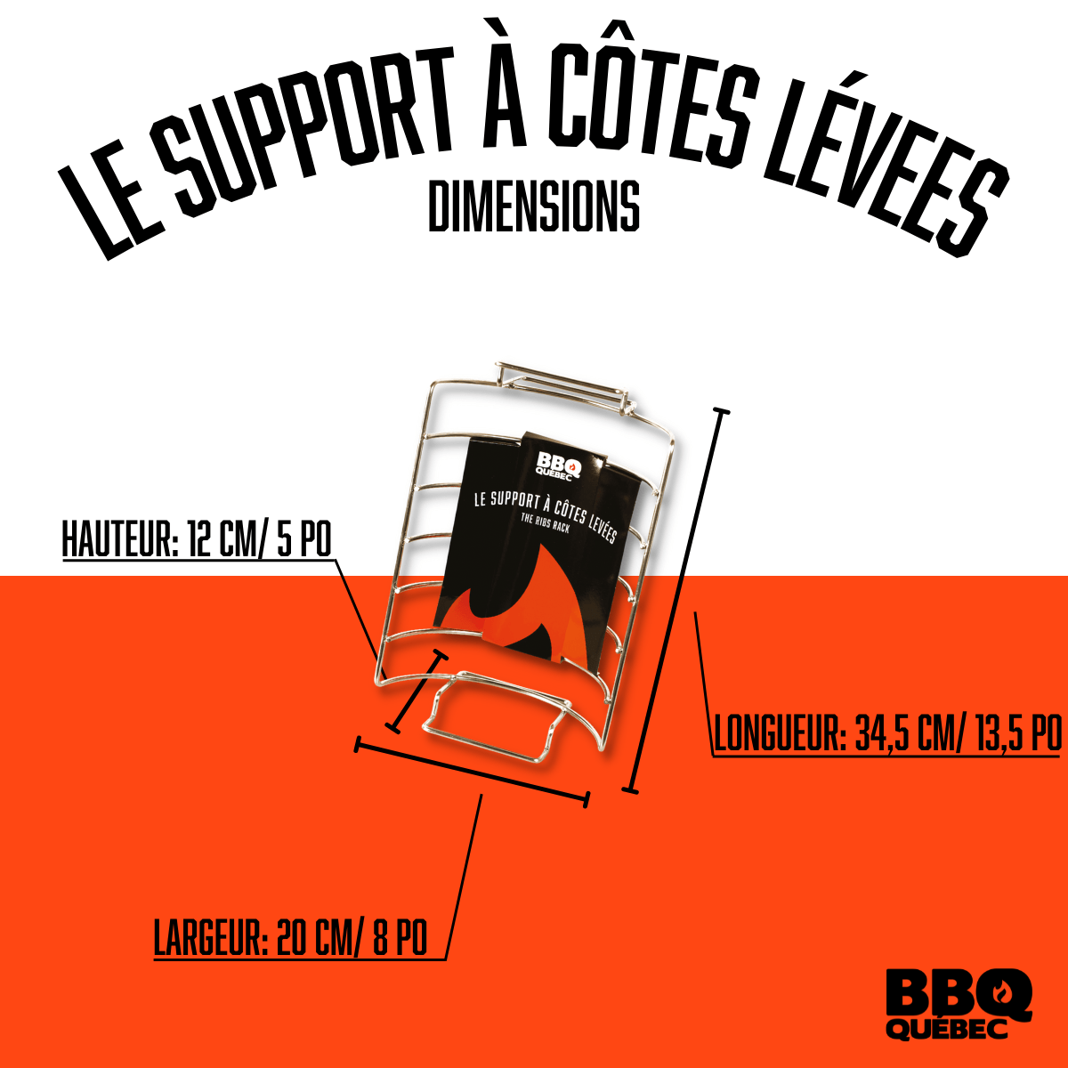 Le support à côtes levées BBQ Québec - BBQ Québec