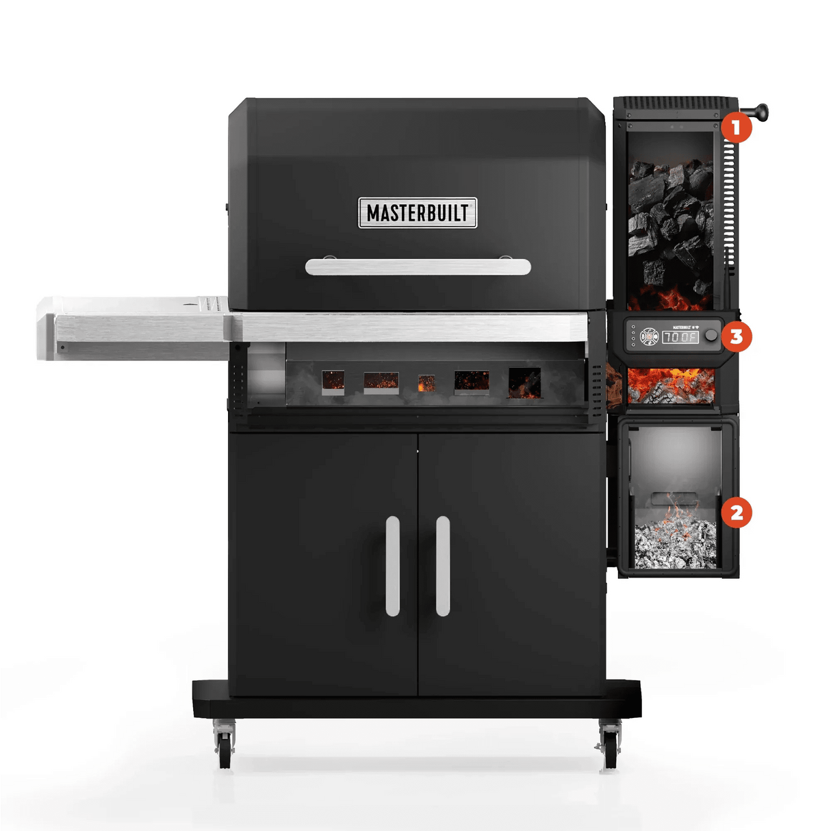 MB20041525 - Gravity Series 1150 Digital Charcoal Grill and Smoker - BBQ Québec