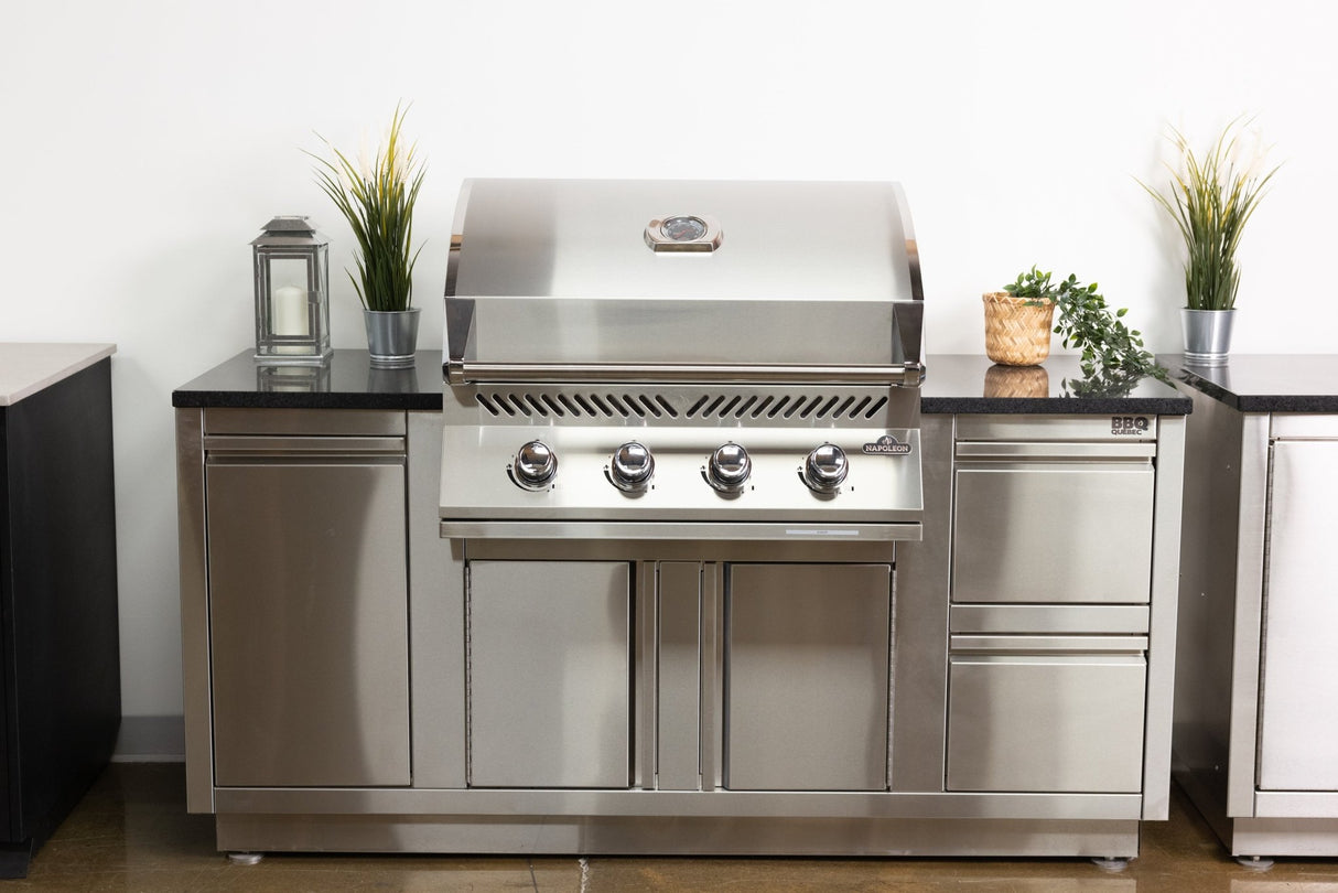 Module de cuisine extérieure Alésia M23 de Cuinox X BBQ Québec. - BBQ Québec