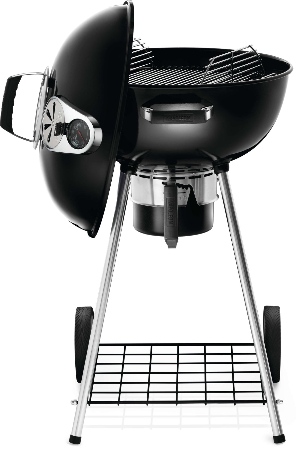 NK22K-LEG-3 - Napoleon - Gril au charbon de bois circulaire NK22, noir