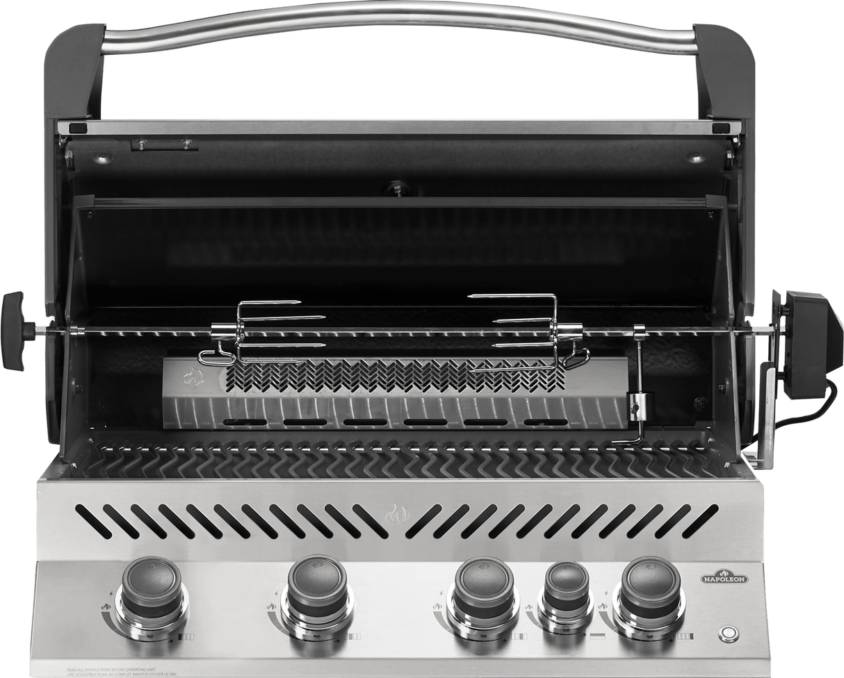 Napoleon Gril encastré Prestige 500 Propane BBQ avec brûleur arrière infrarouge - BBQ Québec