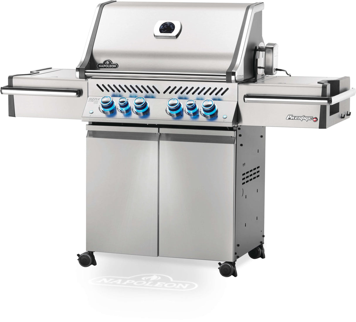 Napoleon Prestige PRO 500 au gaz propane vec brûleurs arrière et latéral infrarouges - BBQ Québec