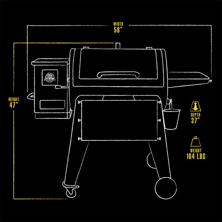 Pit Boss Navigator Series 850 Wood Pellet Grill - 11111 - PB850M - BBQ Québec