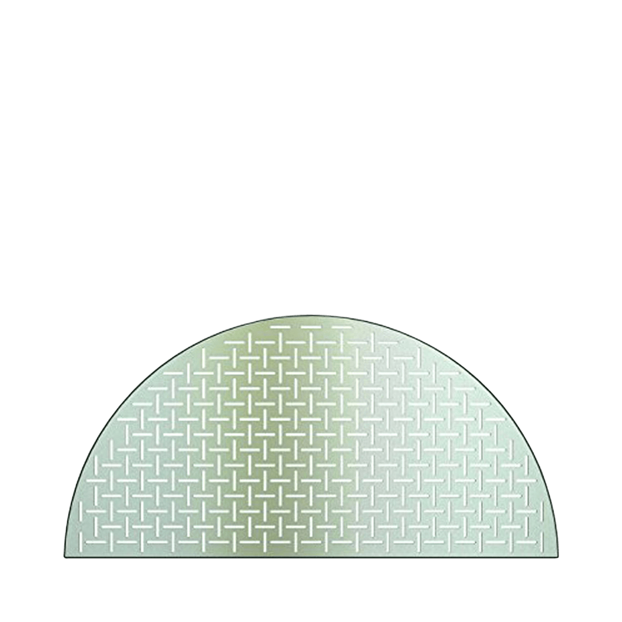 Plaque de cuisson demi - lune en acier inoxydable (poissons et légumes) pour Kamado joe - BBQ Québec