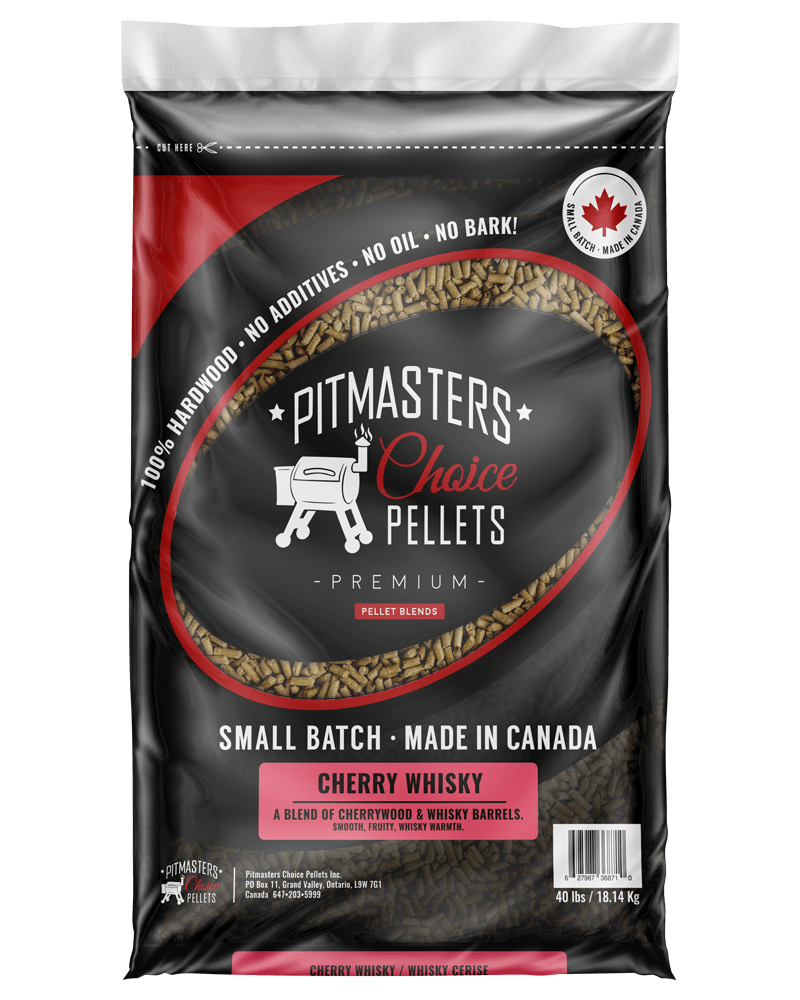 PMCP - PCW - Pitmasters Choice Pellets - Granules Cerisier / Whiskey - BBQ Québec