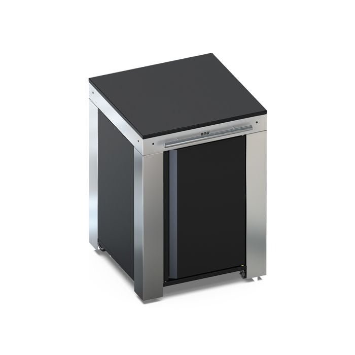 PMIP06185 - Desserte FÉLIX 60 cm Noir et Inox - BBQ Québec