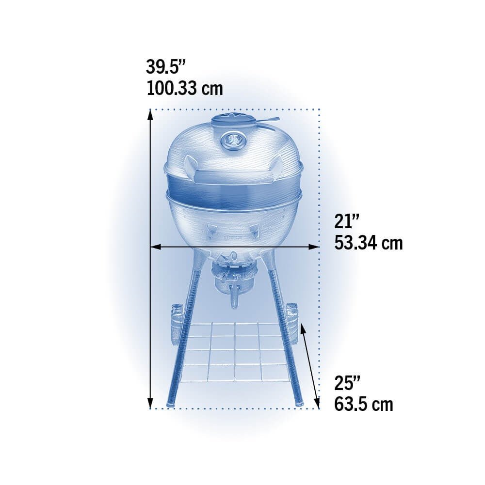 PRO18K - LEG - 3 - Napoleon - PRO18 Charcoal Kettle - BBQ Québec