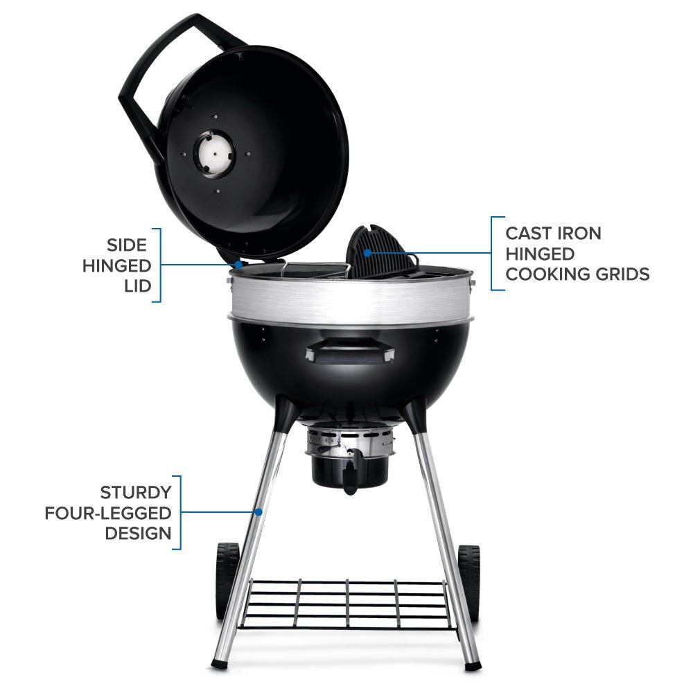 PRO22K - LEG - 3 - Napoleon - PRO22 Charcoal Kettle - BBQ Québec