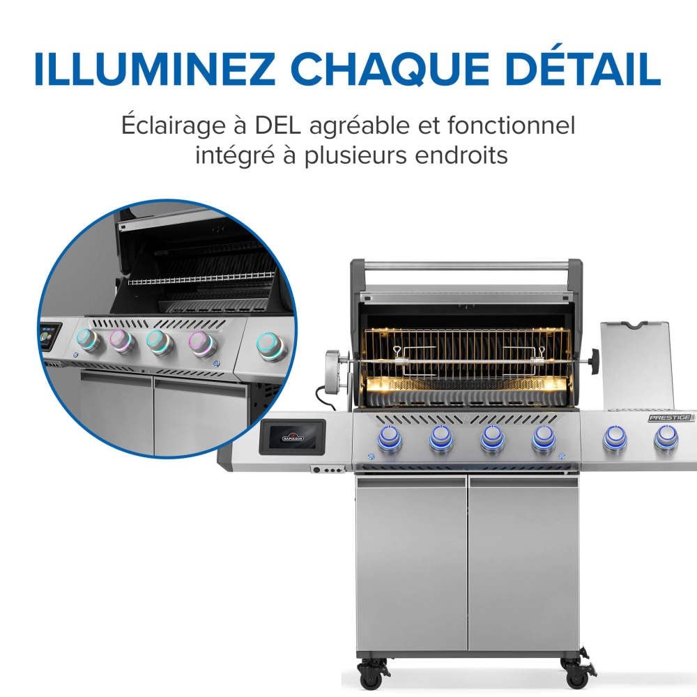 PRO500VXRSIBPSS - Gril Prestige PRO 500 au propane avec technologie intelligente - BBQ Québec