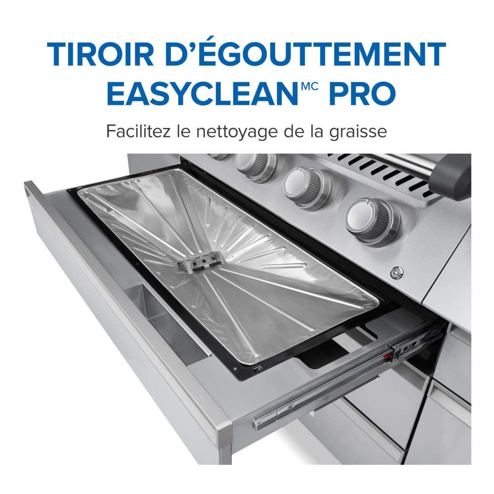 PRO665VXRSIBPSS - Gril Prestige PRO 665 Élite au propane avec technologie intelligente et boîte à fumage électrique - BBQ Québec