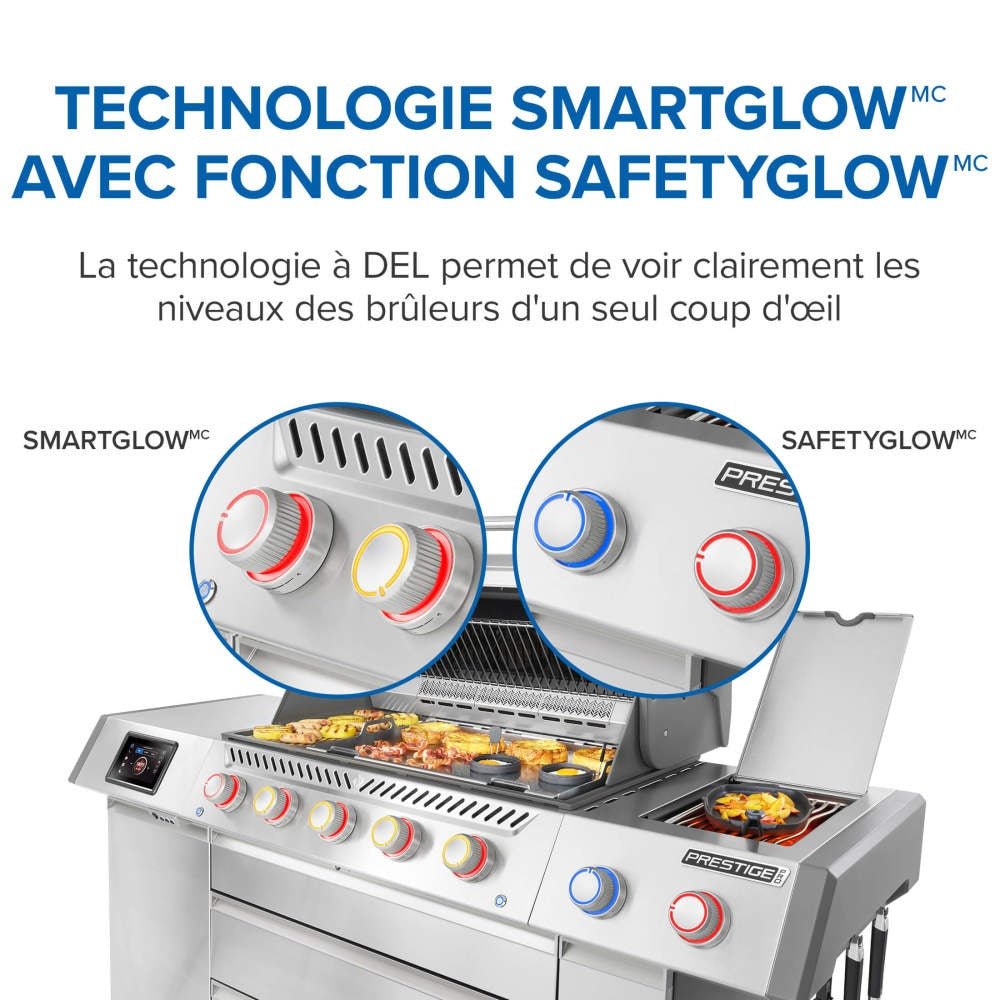 PRO665VXRSIBPSS - Gril Prestige PRO 665 Élite au propane avec technologie intelligente et boîte à fumage électrique - BBQ Québec