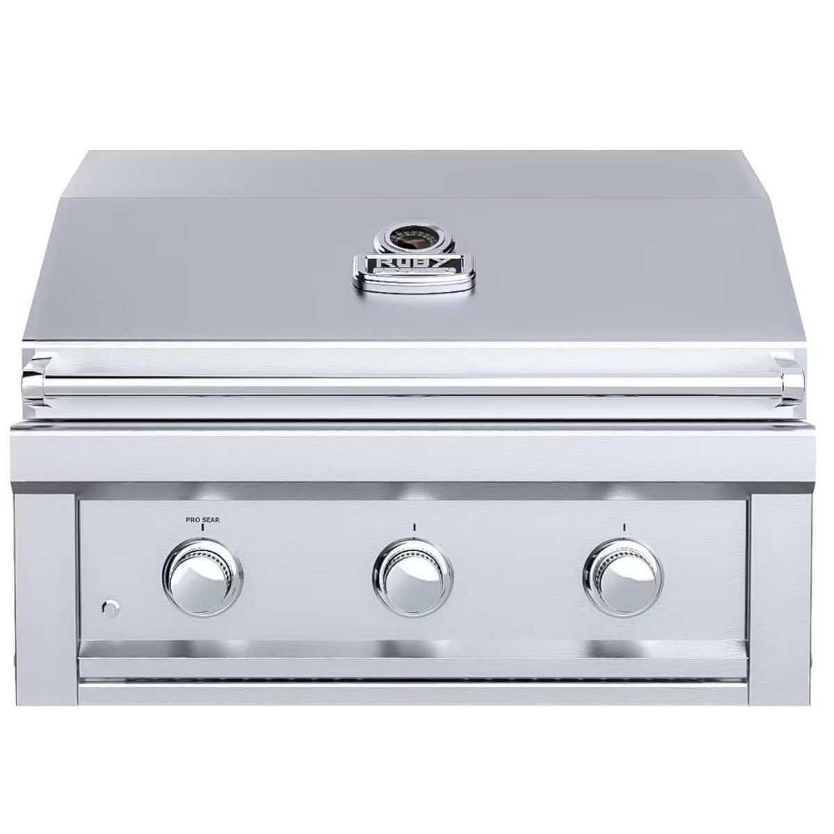 Ruby3B - NG – Ruby 30" à 3 brûleurs Pro - Sear avec lumières DEL, grille de saisie haute température, gaz naturel - BBQ Québec