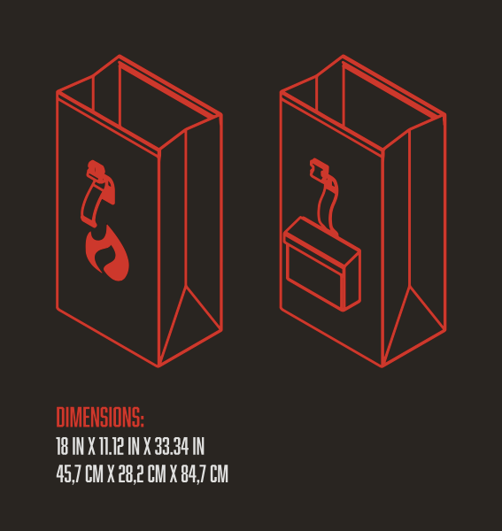 Sac de rangement BBQ Québec - DD2302 - BBQ Québec