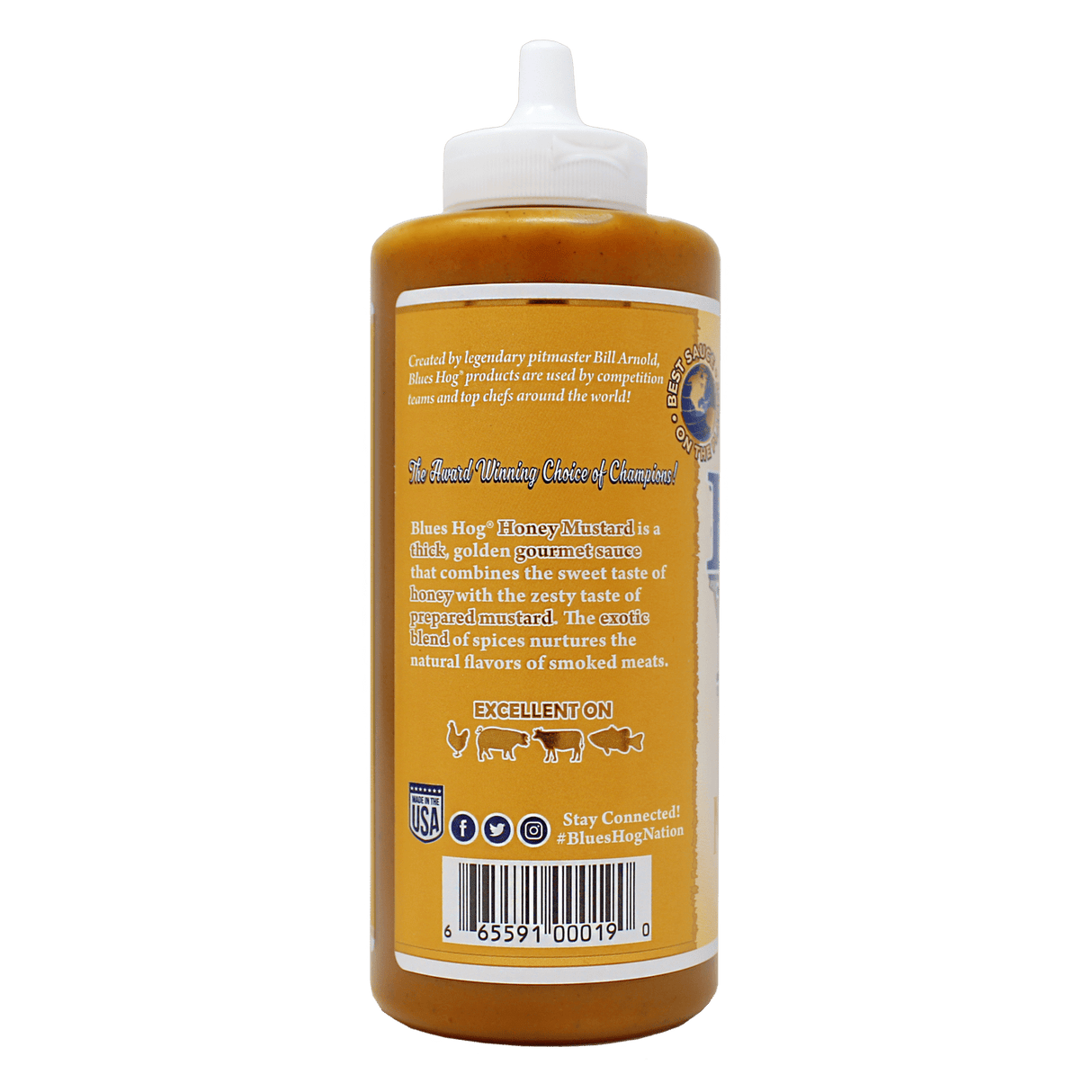 Sauce Moutarde au miel 621ml (21 oz) - BBQ Québec