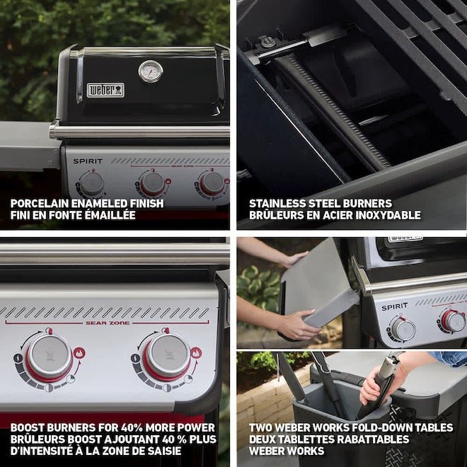 SPIRIT E - 325 Weber LP - 1500789 - BBQ Québec