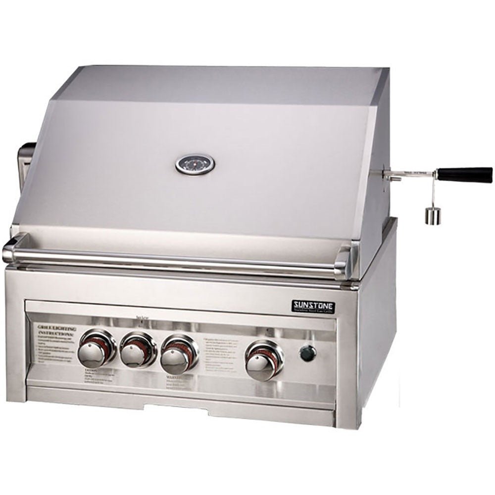 SUN3B - IR - LP – Sunstone 28" à 3 brûleurs avec infrarouge – propane - BBQ Québec