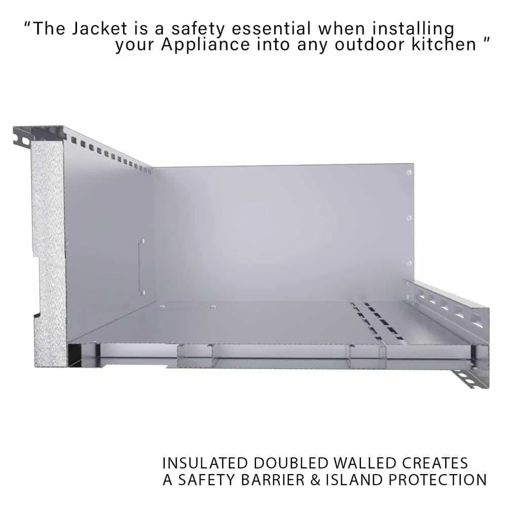 SUNJK40 – Enceinte de 40" pour grils avec découpe maximale de 34" L x 12" H x 22" P – Compatible avec les modèles RUBY4B et RUBY4BIR - BBQ Québec