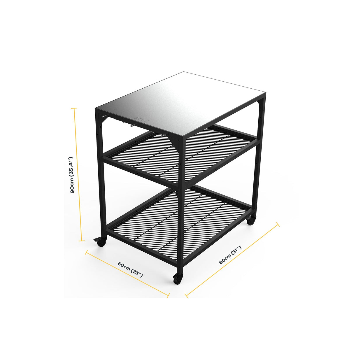 Table inox modulaire Ooni - Taille moyenne - BBQ Québec
