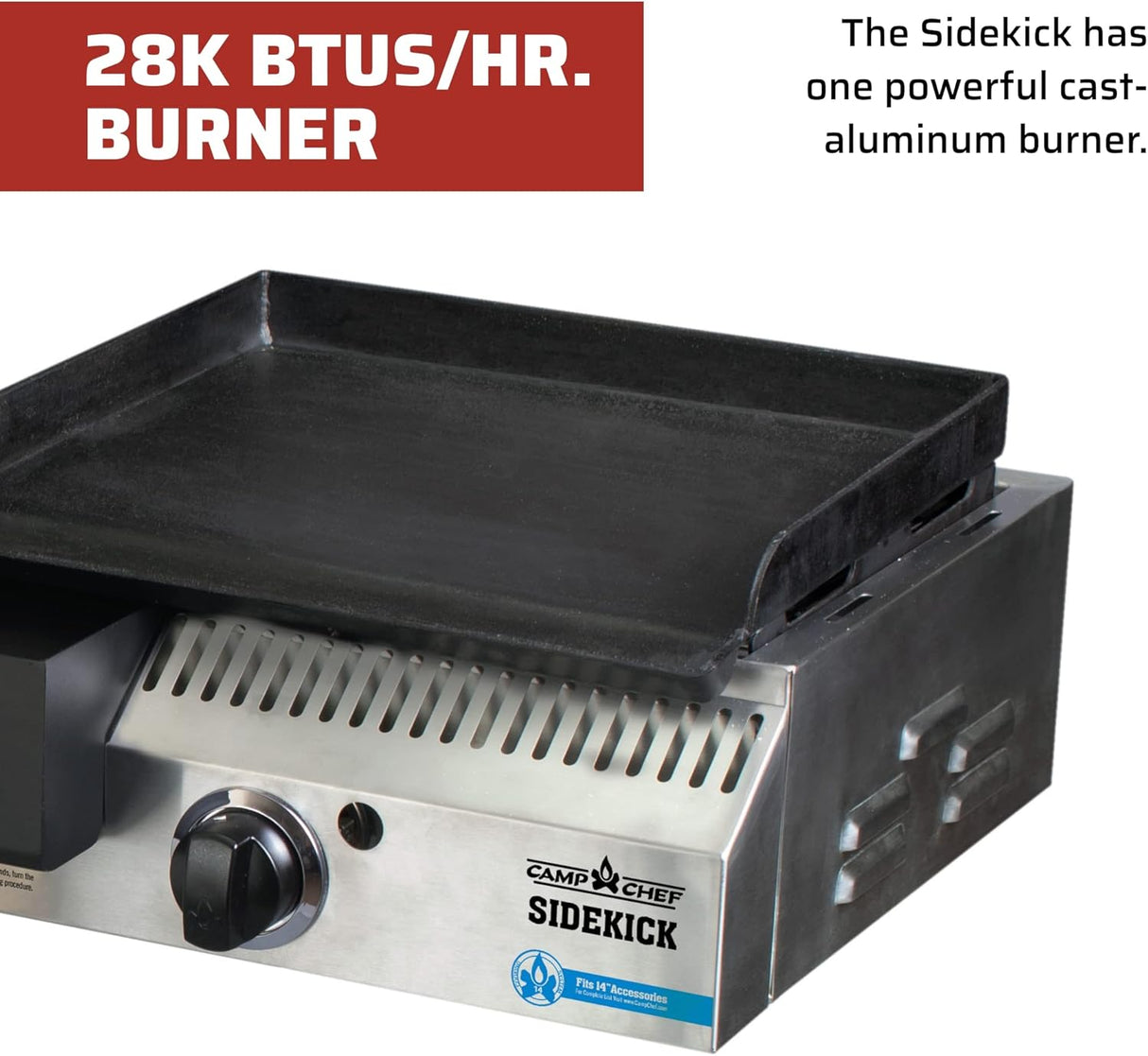 Tablette SideKick 14” PG14 Plancha de Camp Chef - BBQ Québec