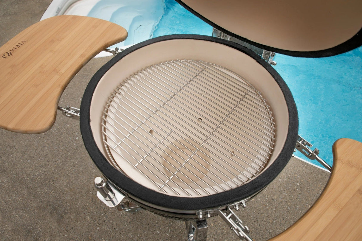 VIEM - 21 - VIEMOI 21", BBQ EN CÉRAMIQUE AU CHARBON DE COULEUR. NOIR - BBQ Québec