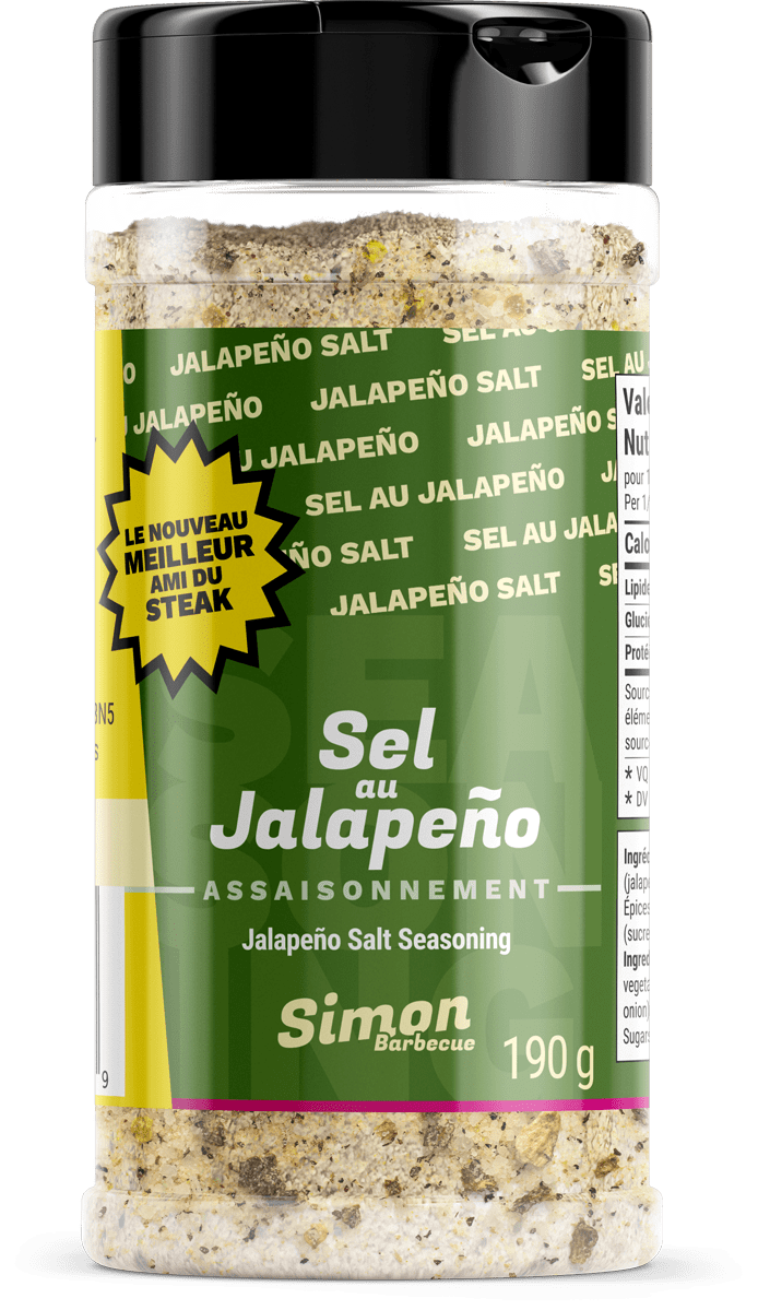 Assaisonnement Sel au Jalapeño Simon Barbecue - BBQ Québec