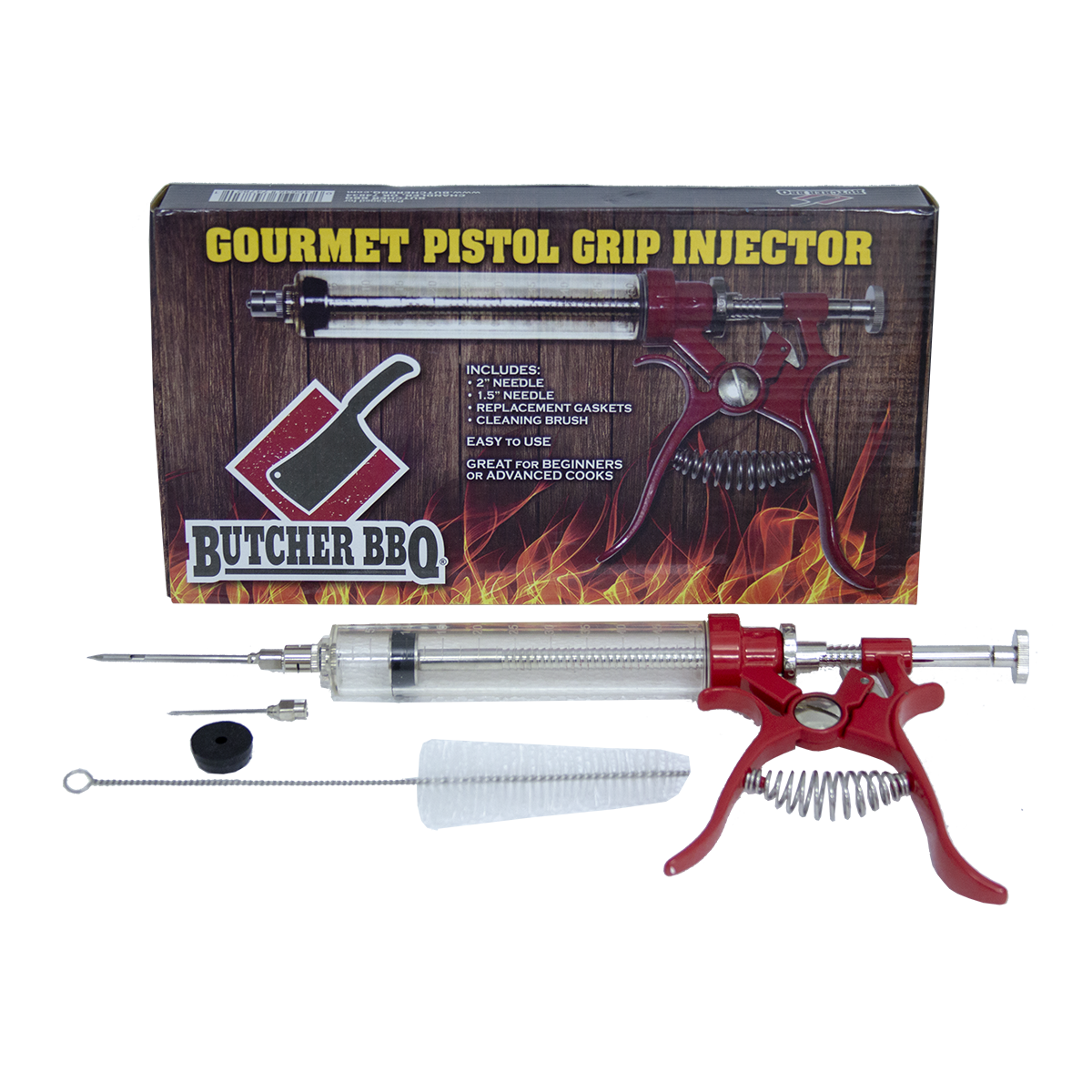 Pistolet à injection 50cc par Butcher BBQ vendu par BBQQUEBEC.com