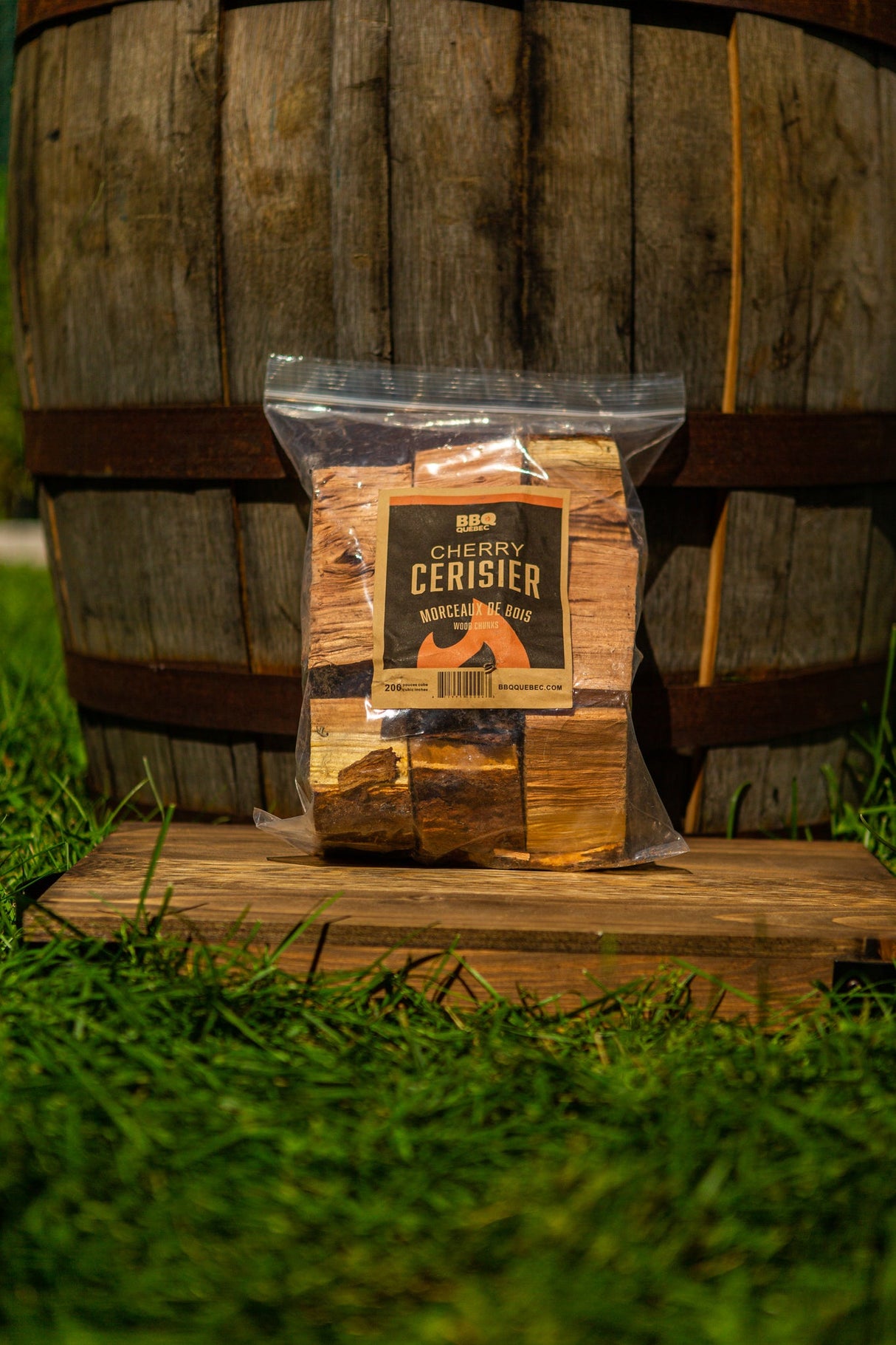 Morceaux de bois BBQ Québec Cerisier 200CU - BBQ Québec