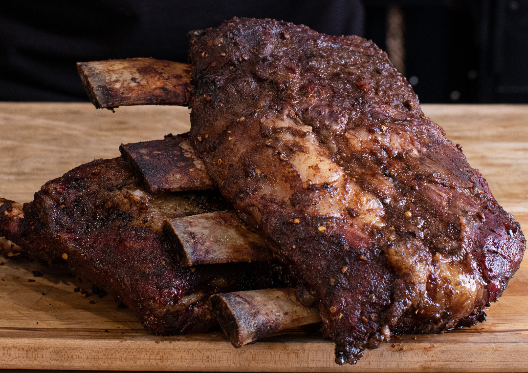 Salade grillée aux « short ribs » de bœuf