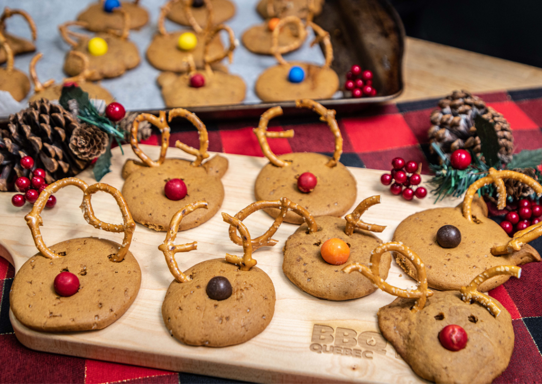 Biscuits rennes au nez rouge