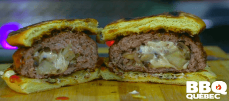 BURGER CHAMPIGNONS & FROMAGE SUISSE - BBQ Québec