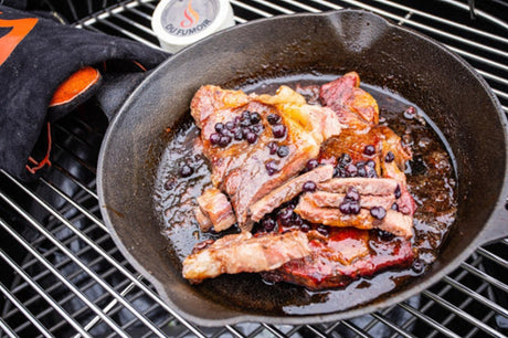 FAUX-FILETS DE BŒUF AUX BLEUETS ET AU MIEL - BBQ Québec